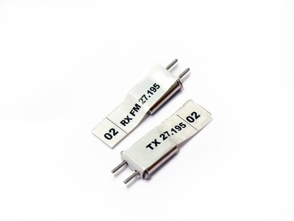 18-029.02 Quartz 27.195 TX/RX sæt 2 stk.