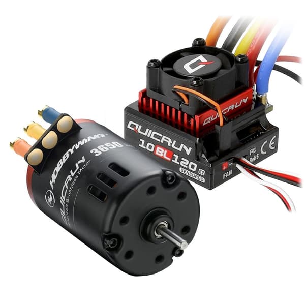 Hobbywing 10BL120SD 120A + 3650SD 10.5T G2 Kombina