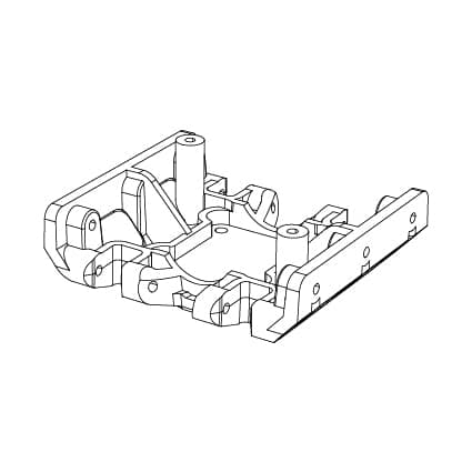 MJX P8HV12 Gearbox Mount