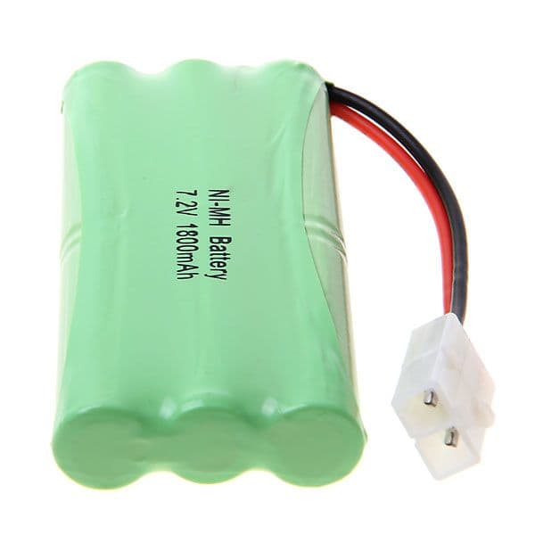 7.2V 1800mAh Ni-MH Batteri 6-cellet AA med Tamiya KET 2P - Velegnet til RC Bil, Båd, Helikopter - Tilbehør til RC Legetøj Batterier
