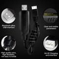 Miniatyrbillede 8 af 8: 7.4V 3000mAh 15C Li-ion batteri med JST-2P + USB-opladningskabel - Velegnet til UDIRC UD1601 - Tilbehør til batterier til fjernstyret legetøj