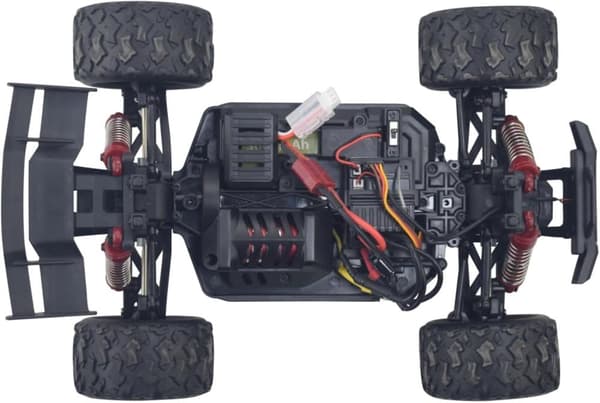 2 stk 7.4V 3000mAh 15C Li-ion batterier med T-stik + 2-i-1 USB-oplader - Passer til WLtoys 12423 - Tilbehør til fjernstyret legetøj batterier