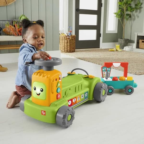 Fisher-Price HRG12 4-i-1 åktraktor för spädbarn 9 månader och äldre