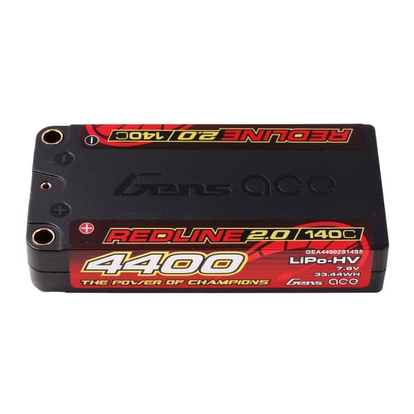 2s  4400mAh - 140C - Gen&#39;s Ace Redline HV