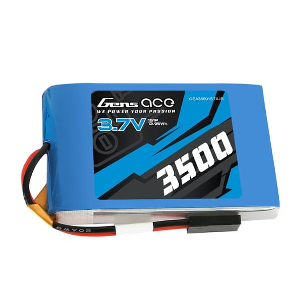 1s   3500mAh Gens Ace LiPo TX/RX-pack