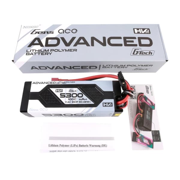 3s 5300mAh -100C - Gen's Ace Advanced - Deans