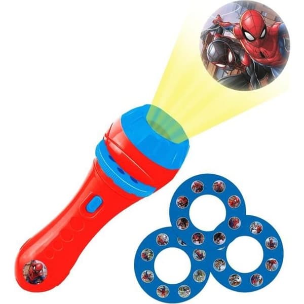 Spider-Man story projektor och ficklampa - LEXIBOOK