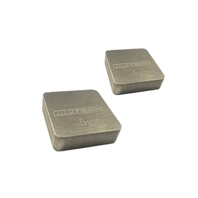 Riptech Tungsten Chassis Weight 5Gx2 9.8x9.8x3mm