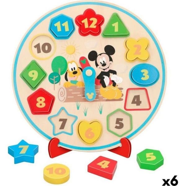 Disney Utbildande Leksak Klocka (6 Enheter)