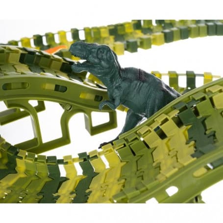 Bil med spår - dinosaurier park tema