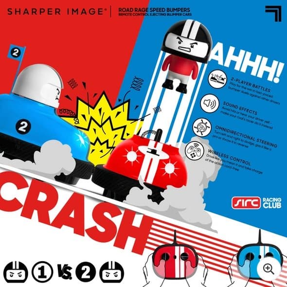 Sharper Image – Road Rage Speed Bumper Cars