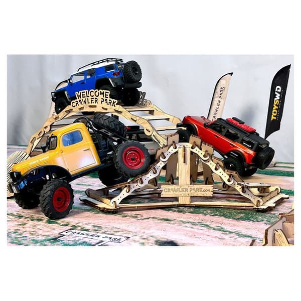 Crawler Park Esteet Rc:lle Welcome Kit 5 1/24 & 1/18 Kultainen