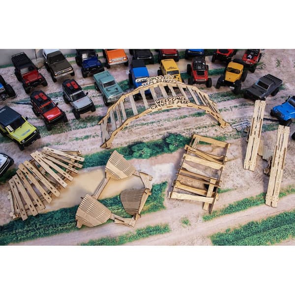 Crawler Park Esteet Rc:lle Welcome Kit 5 1/24 & 1/18 Kultainen