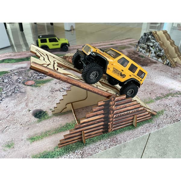 Crawler Park Rc Circuit Tæppe Fjernbetjening 200x70 Cm 1/24 Flerfarvet