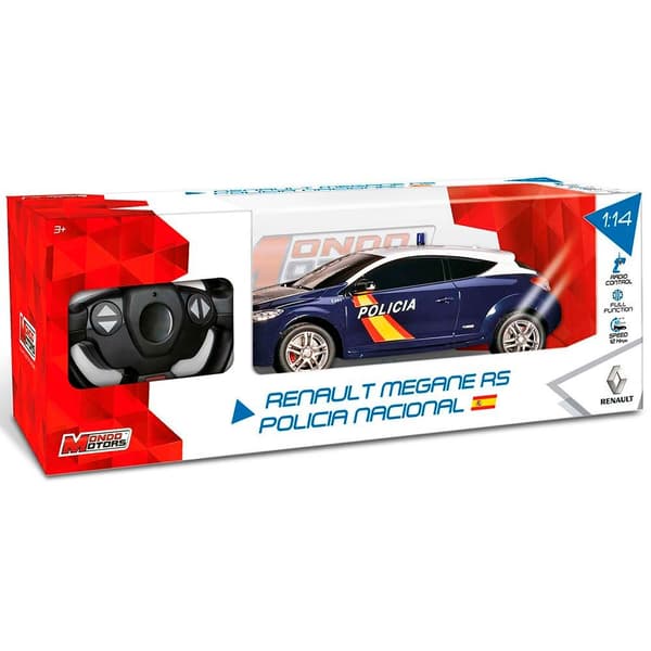 Mondo Autoradion Valvonta Kansallinen Poliisi 1:14 43 Cm 43 Cm Hopeinen