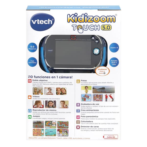 Vtech Digitalkamera För Barn Kidizoom Touch 5.0 Durchsichtig