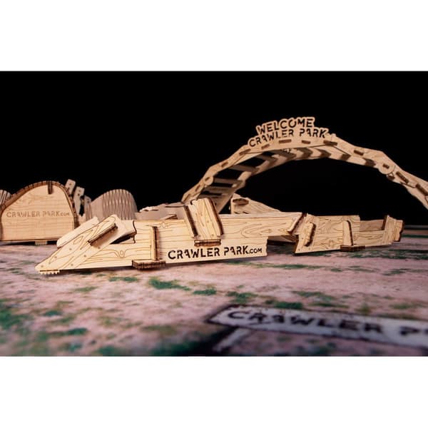Crawler Park Esteet Rc:lle Basic Kit 2 1/24 & 1/18 Kultainen