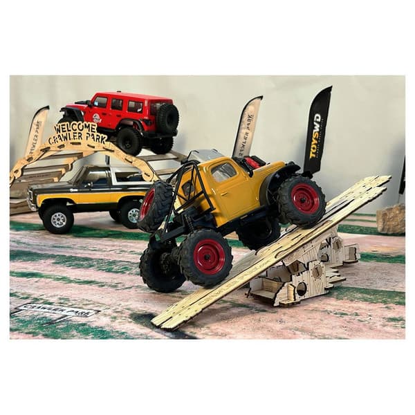 Crawler Park Esteet Rc:lle Basic Kit 2 1/24 & 1/18 Kultainen