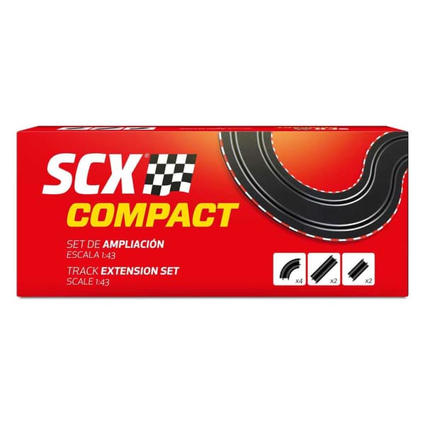 Scalextric Laajennusraita Set Punainen