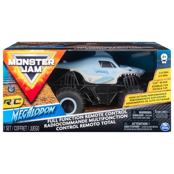 Spin Master Monster Jam Megalodon Radio Control 1:24 Søvfarvet