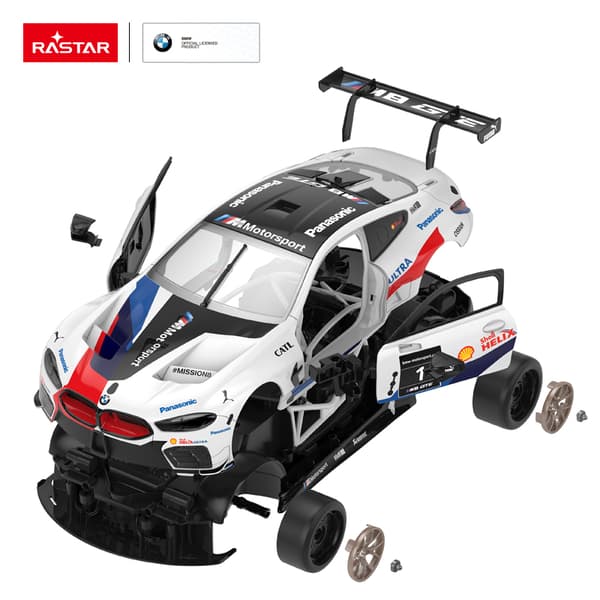 RASTAR R/C 1:18 car model BMW M8 GTE, 97200