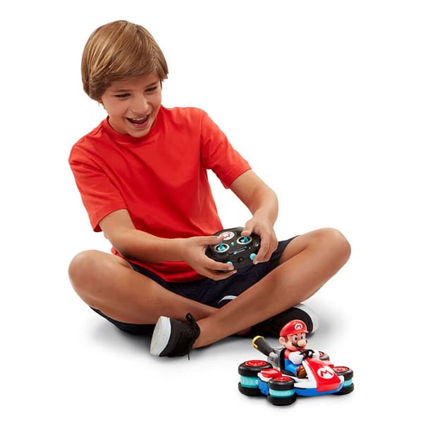 Jakks Pacific Kauko-ohjattava Auto Mario Kart Hopeinen