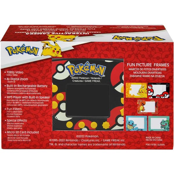 Pokemon Interaktiivinen Kamera Punainen