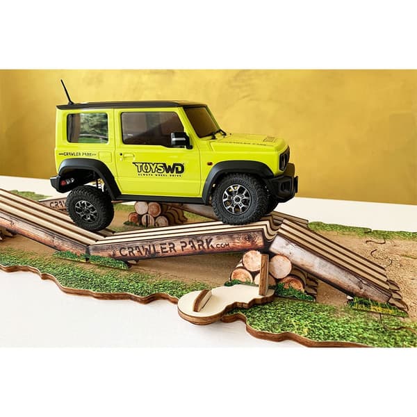 Crawler Park Brokrydsende Hindring Rc 1/24 Fjern Styring Flerfarvet