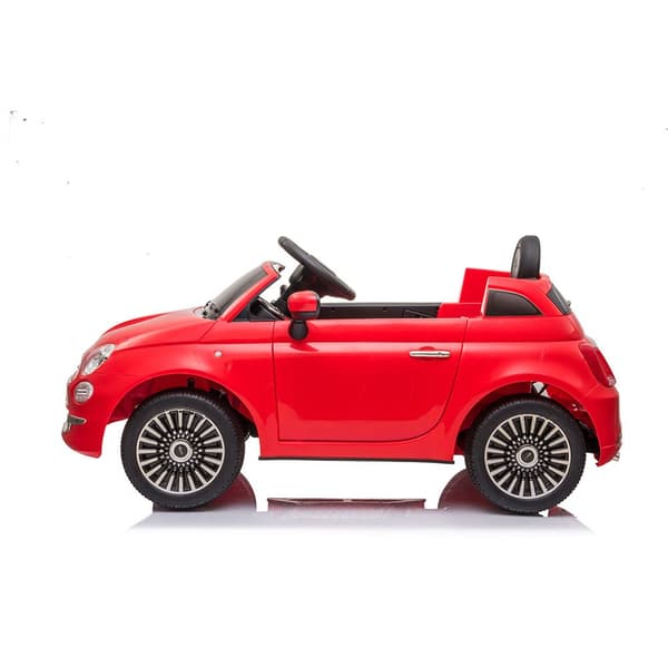 Runruntoys Bil Fiat 500 12v R/c Rød