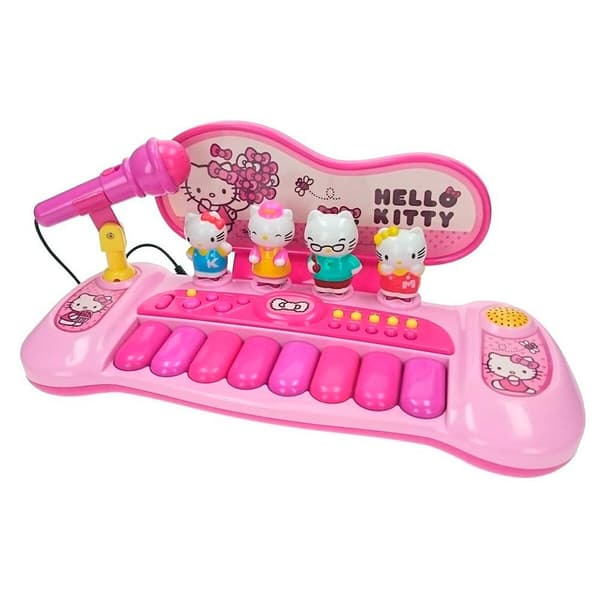 Reig Musicales Orgel Med Figurer Og Melodier Figurer Hello Kitty Rosa