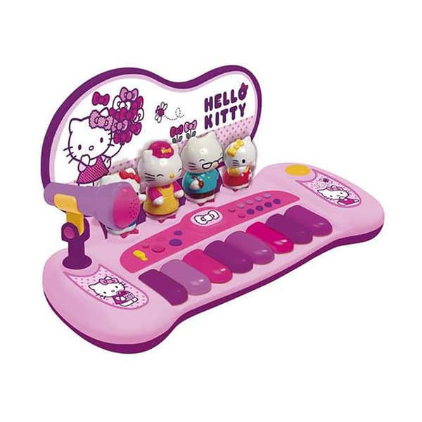 Reig Musicales Orgel Med Figurer Og Melodier Figurer Hello Kitty Rosa