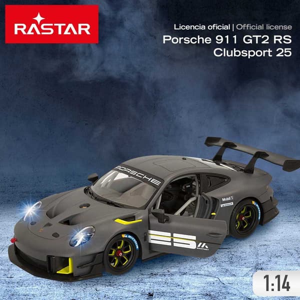 Rastar Rs Klubsport 1:14 Porsche 911 Gt2 25 Radio Kontrolleret Bil Flerfarvet