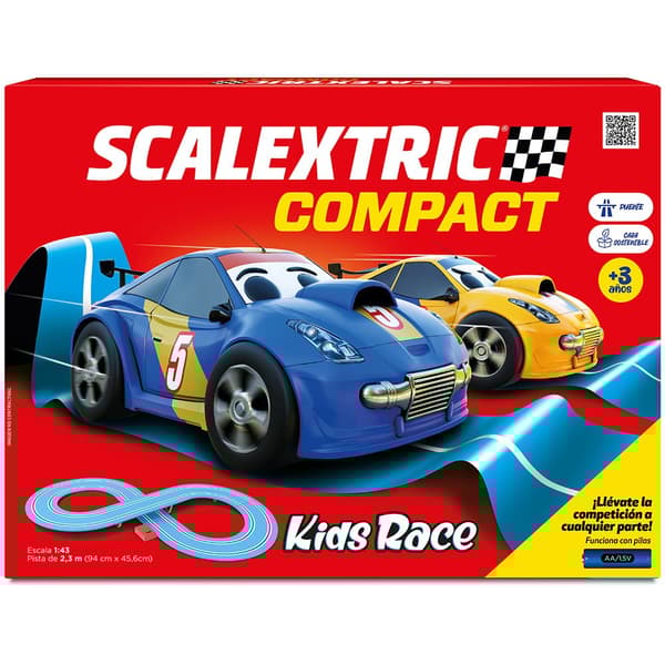 Scalextric Bilkredsløb Kids Race Blå