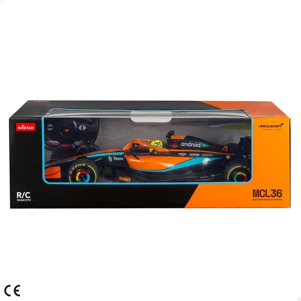 Rastar Radio-ohjattu Auto F1 Mclaren Mcl36 1:12 Oranssi