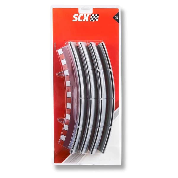 Scalextric Curva Valla Edge R Standard Universal 2 4 Yksiköitä Punainen
