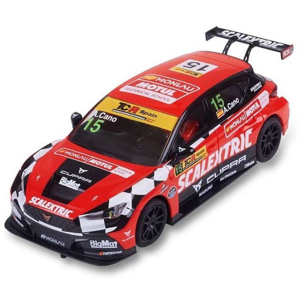 Scalextric Cupra-kilpailu Monlaussa Cupra León Punainen
