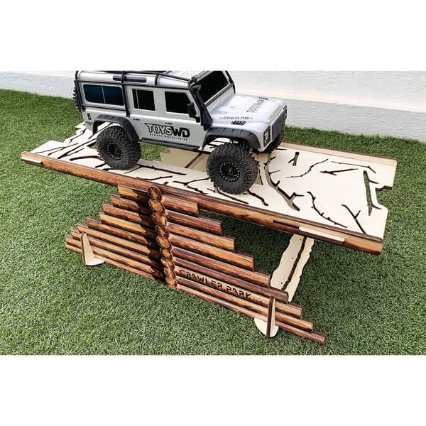 Crawler Park Gungbräda Hinder Rc 1/10 Flerfärgad