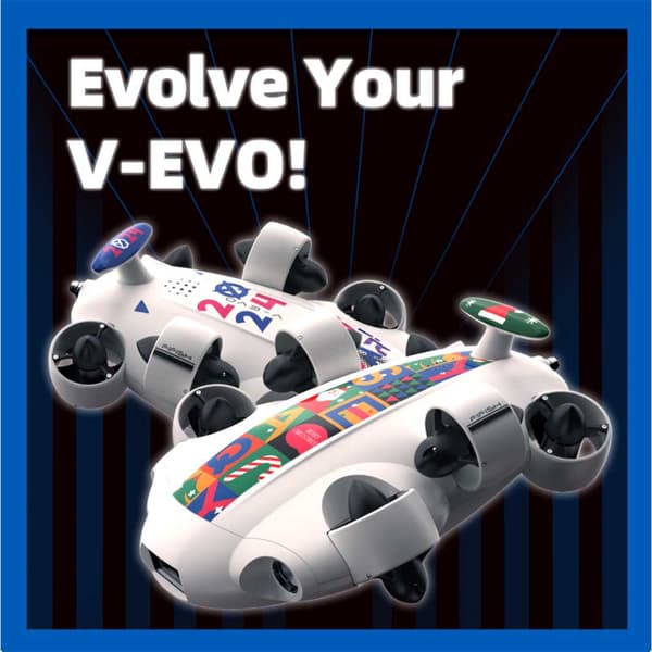 Qysea Drone Fifish V-evo Standard Version Hvid
