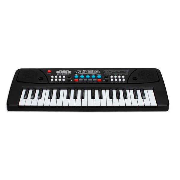 Reig Musicales Elektronisk Orgel 37 43x16x5.40 Cm Med Mikrofon Grav Med Lyd Kabel. 43x16x5.40 Cm Søvfarvet