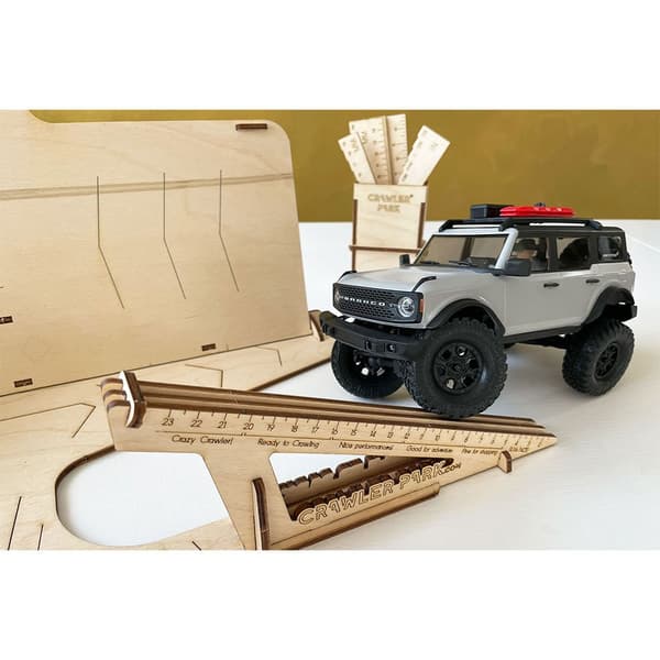Crawler Park Jousituksen Testiramppi Rc Crawler Park Ruskea