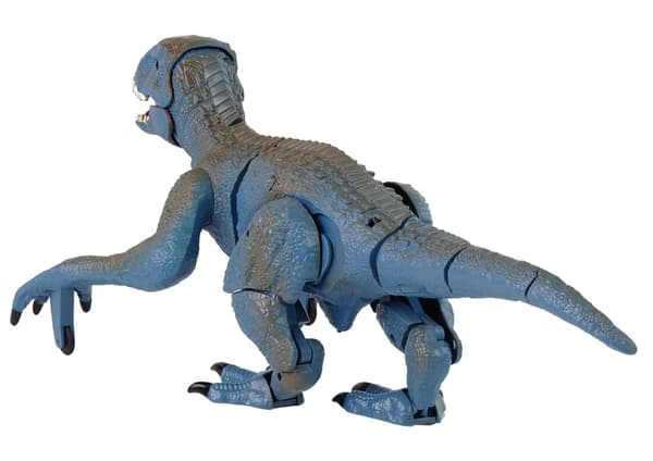 Fjernstyret Dinosaur Velociraptor Lyd Brølende Lyde Blå