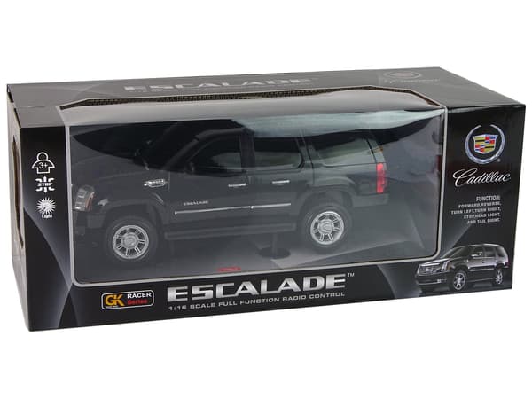 Bil Cadillac Escalade R/C Black Lights Sound 1:16