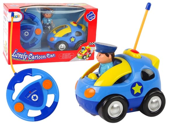 Auto taaperoille Poliisin kauko-ohjattu R/C-valoääni