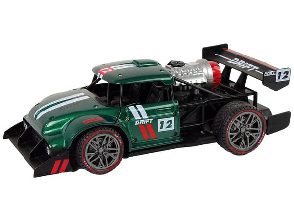Kauko-ohjattu urheiluauto R/C 1:16 Green Steam