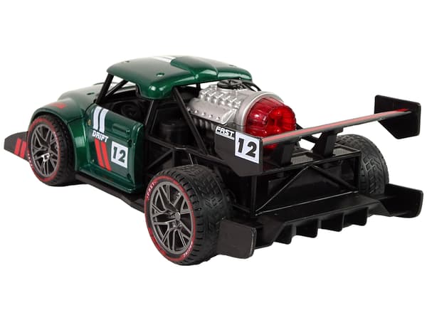 Kauko-ohjattu urheiluauto R/C 1:16 Green Steam