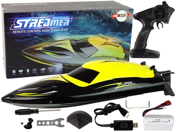 Motorbåd R/C 2,4G Gul 35 KM/T
