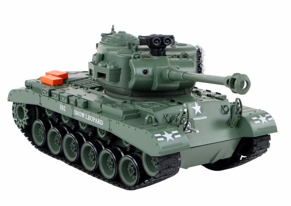 Leopard RC Tank Fjernstyret Cannon 1:18 Grå