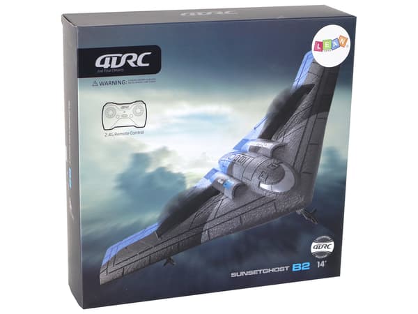 R/C 4D-G4 lentokoneen valot sininen musta