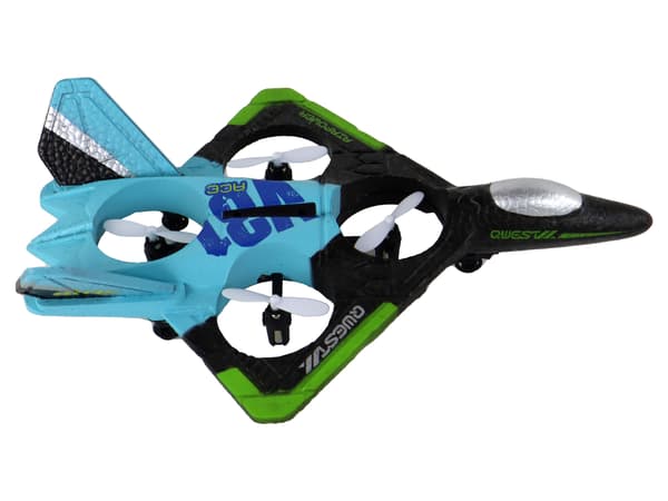 Flygplan Fighter R/C Colorful Lights Blue