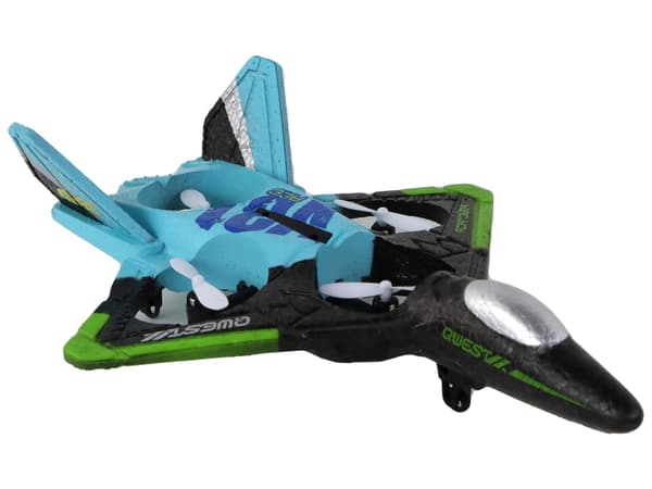 Flygplan Fighter R/C Colorful Lights Blue